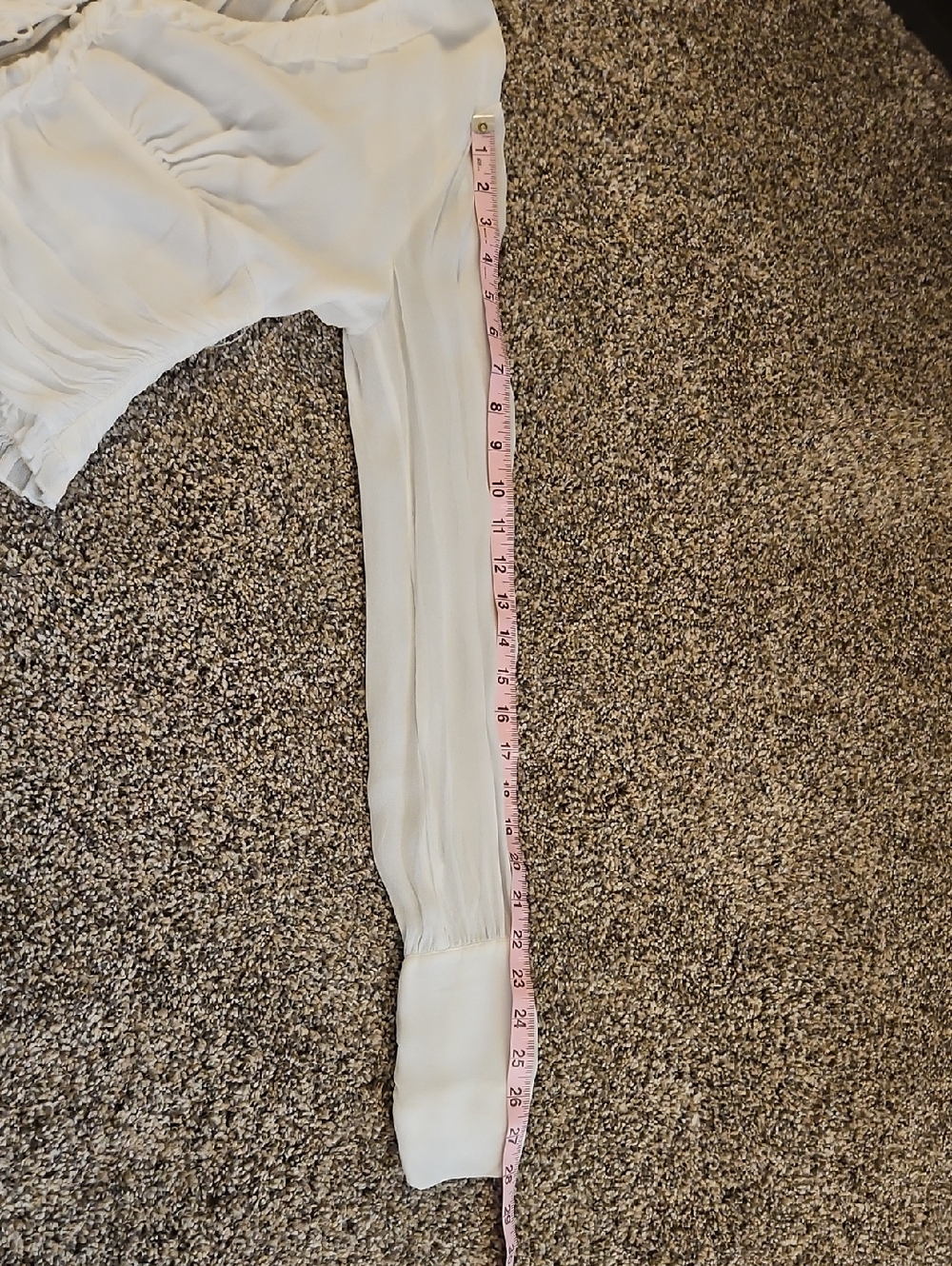 Free People Sheer Ruffle Button-Front Top - Picture 6 of 9